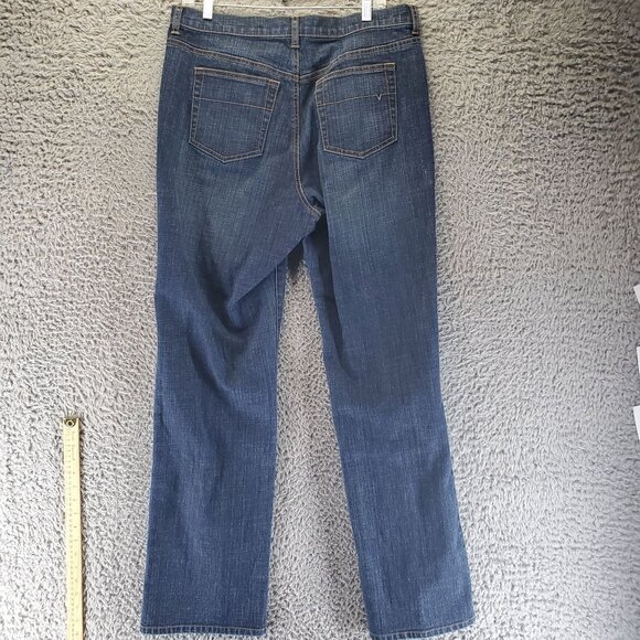 Venezia Jeans Womens 14 Tall Blue Straight Leg Stretch Denim - Picture 10 of 11
